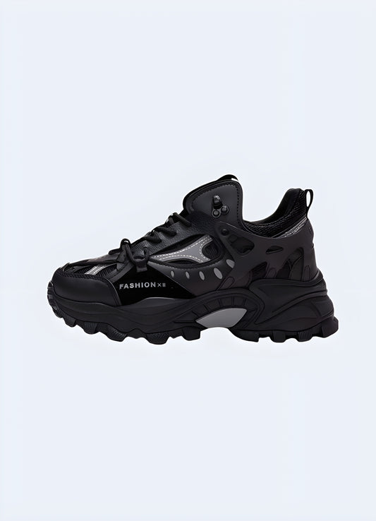 Black Goth Sneakers